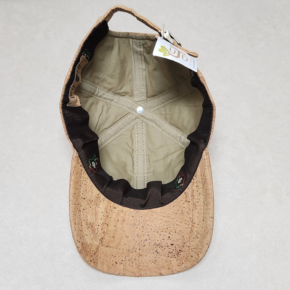 Cork4all Cork Baseball Cap Made in Portugal Adjustable Strap Cotton Liner - Picture 5 of 7